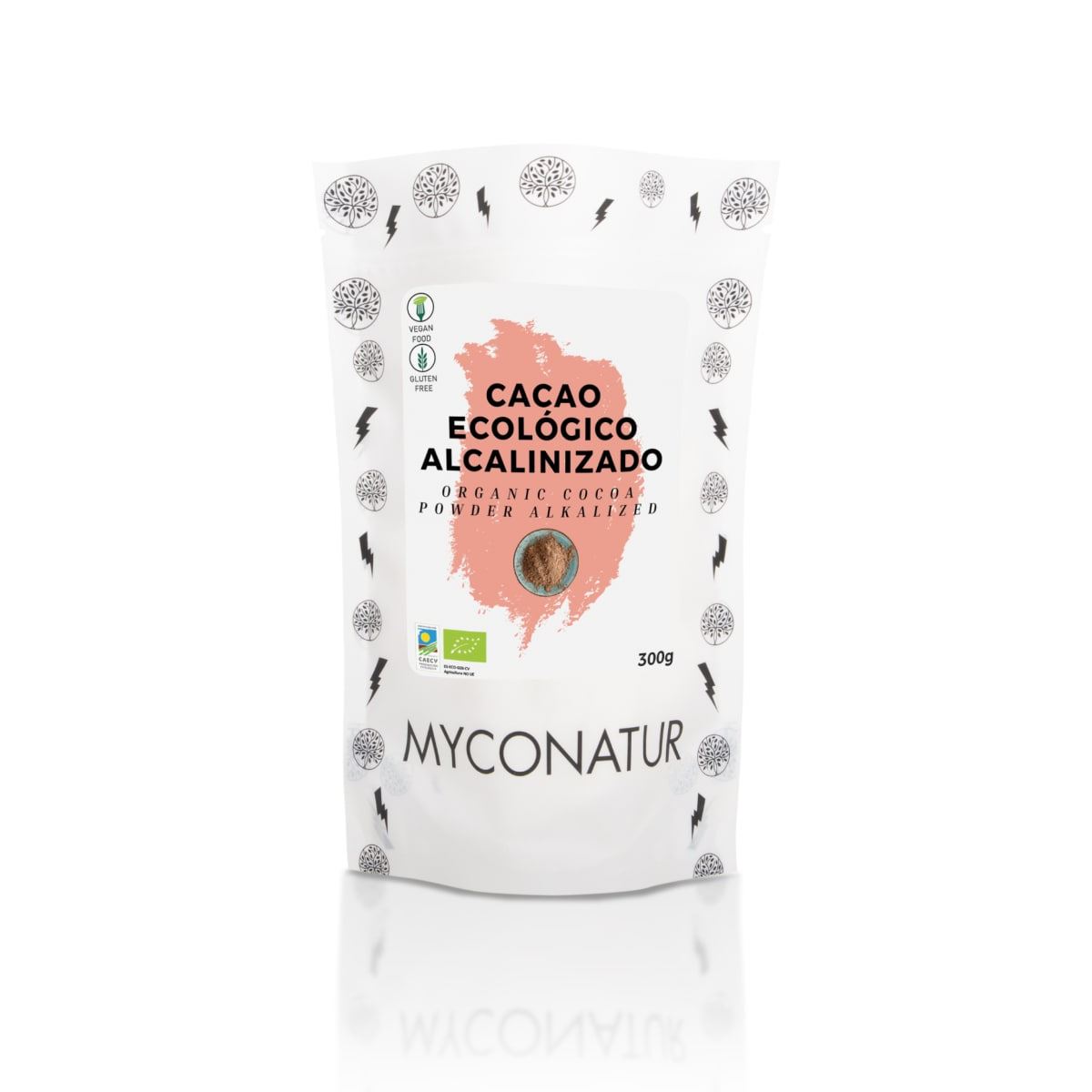 CACAO ALCALINIZANTE 10-12 300 gr-MYCONATUR