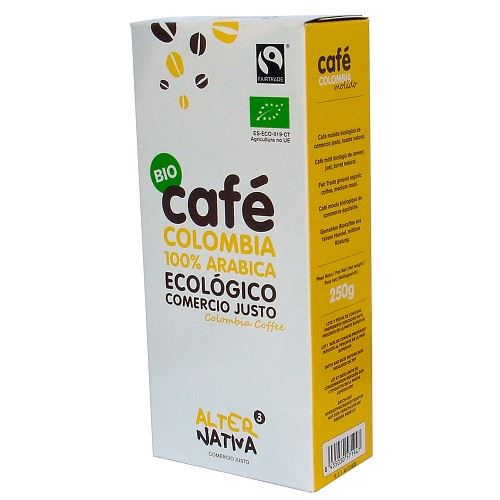 CAFÉ COLOMBIA MOLIDO FT BIO 250gr-ALTERNATIVA