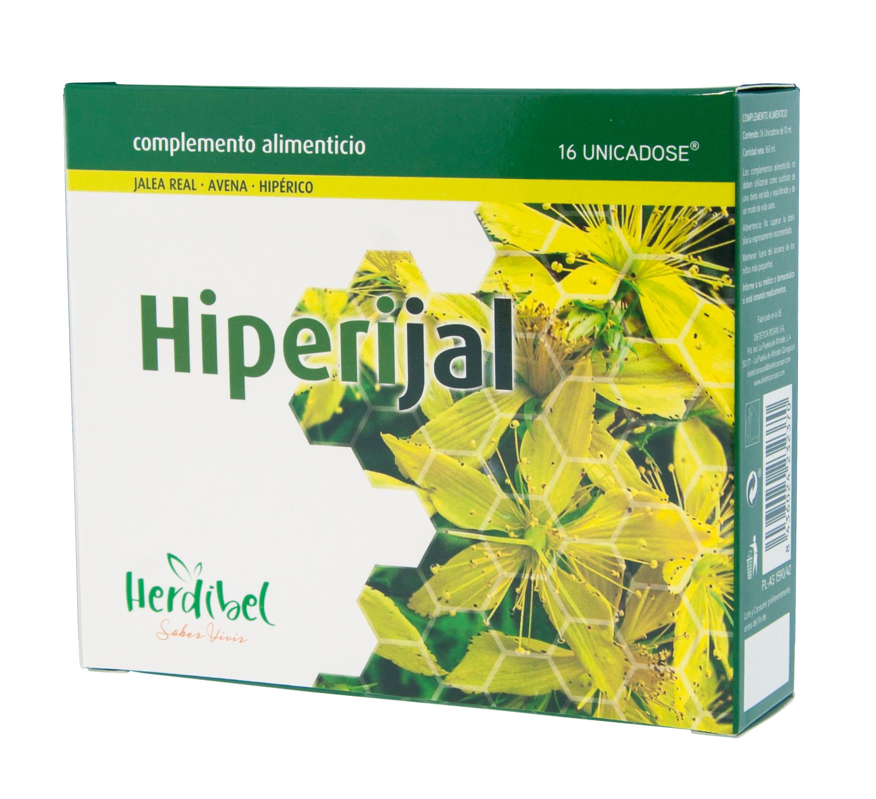 HIPERIJAL 16 Ampollas 10ml-HERDIBEL