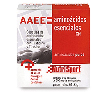 AMINOÁCIDOS ESENCIALES AAEE 500 mg 100 caps 