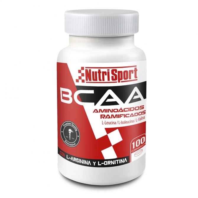 AMINOÁCIDOS RAMIFICADOS BCAA 1 gr 100 comp-NUTRISPORT