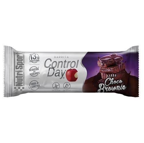 CONTROLDAY BARRITAS CHOCO BROWNI 28b-NUTRISPORT