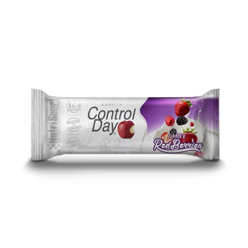 CONTROLDAY BARRITAS RED BERRIES 28b-NUTRISPORT