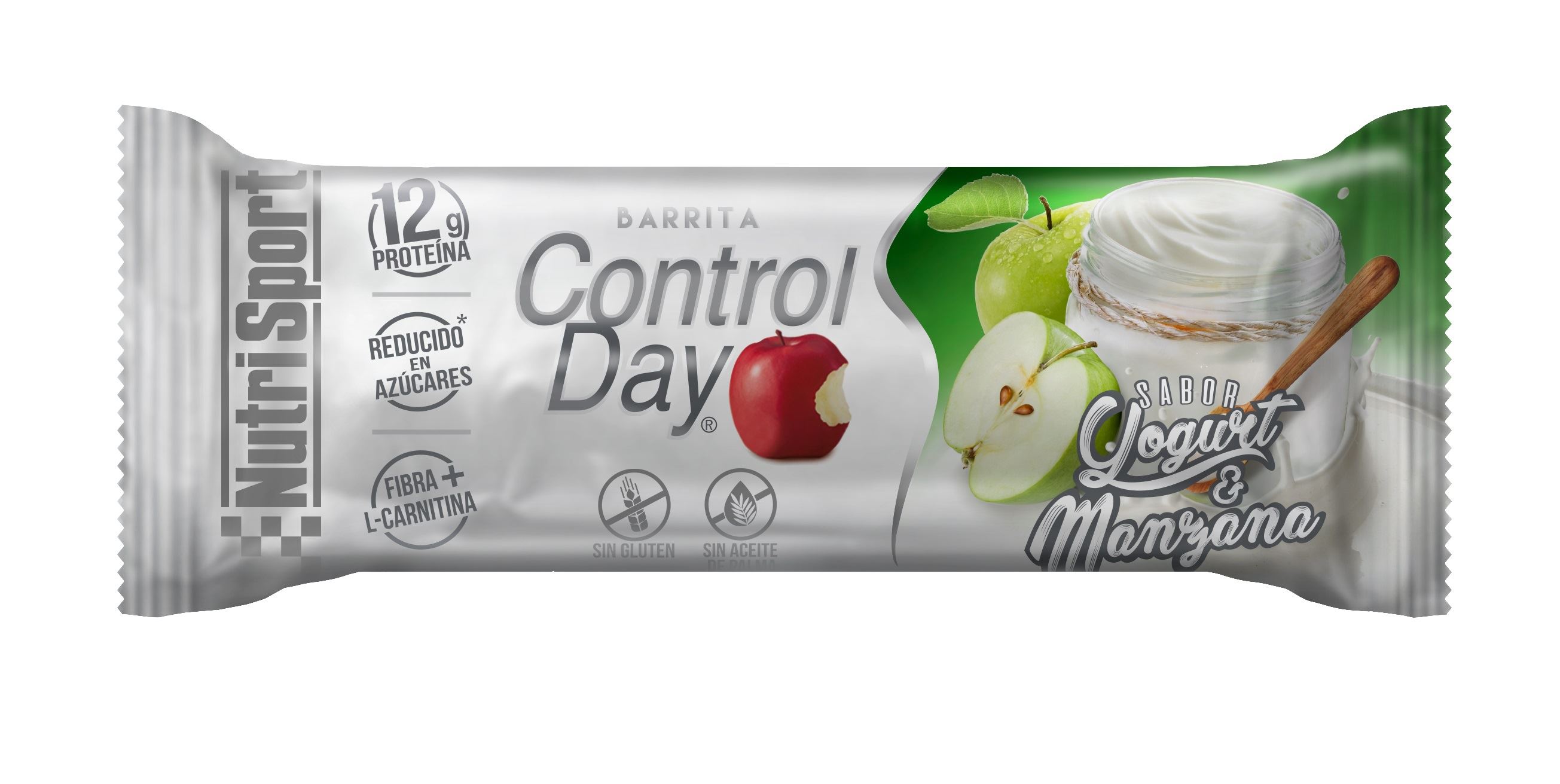 CONTROLDAY BARRITAS YOGURT & MANZANA 28b-NUTRISPORT