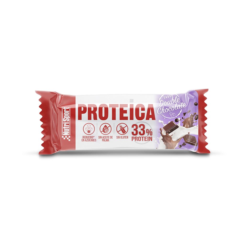BARRITA PROTEICA DOBLE CHOCOLATE 24b-NUTRISPORT