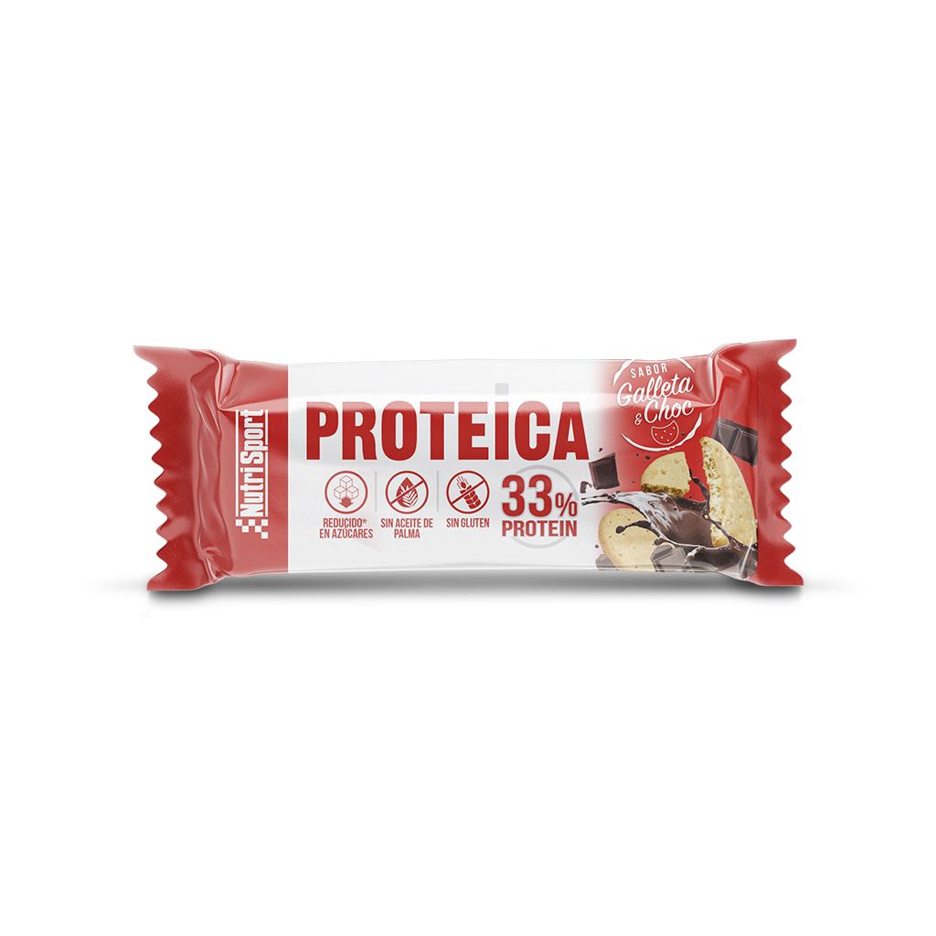 BARRITA PROTEICA GALLETA & CHOCOLATE 24b-NUTRISPORT