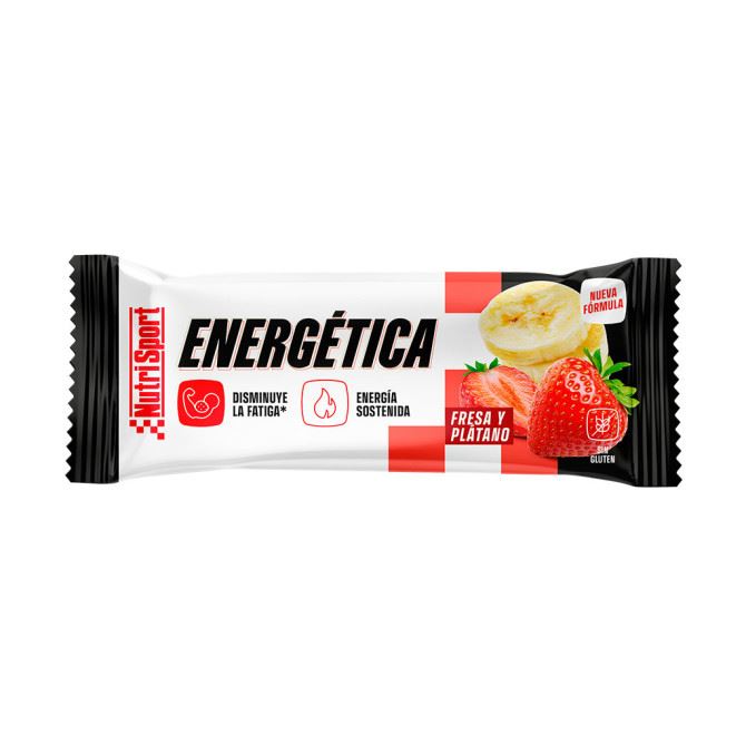 BARRITA ENERGÉTICA FRESA PLÁTANO 24b-NUTRISPORT