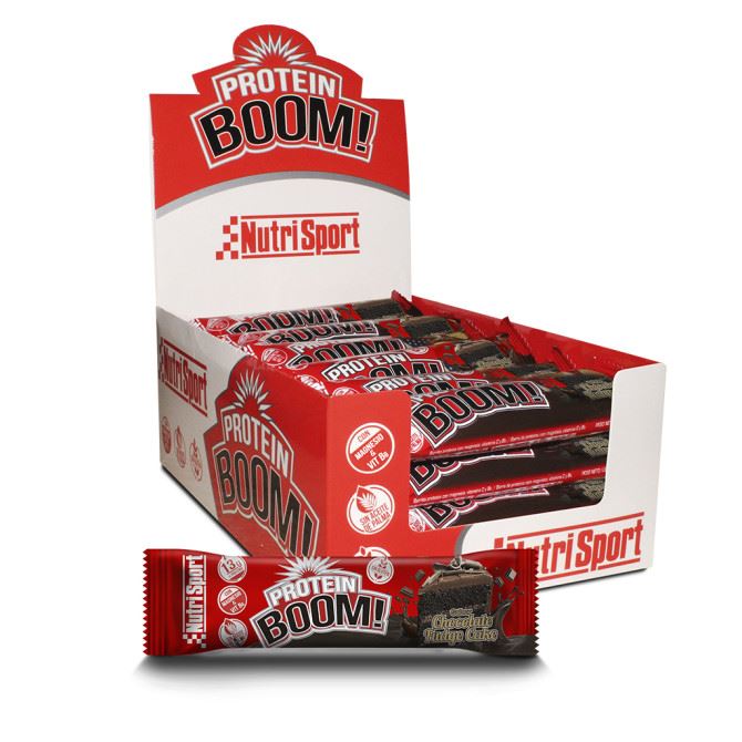 BARRITA BOOM PROTEIN TARTA CHOCOLATE 24b-NUTRISPORT