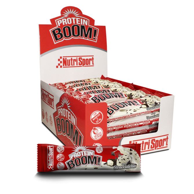 BARRITA BOOM PROTEIN STRACCIATELLA 24b-NUTRISPORT