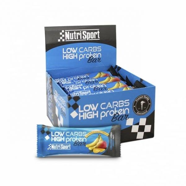 BARRITA LOW CARBS BANANA & MANGO 16b-NUTRISPORT