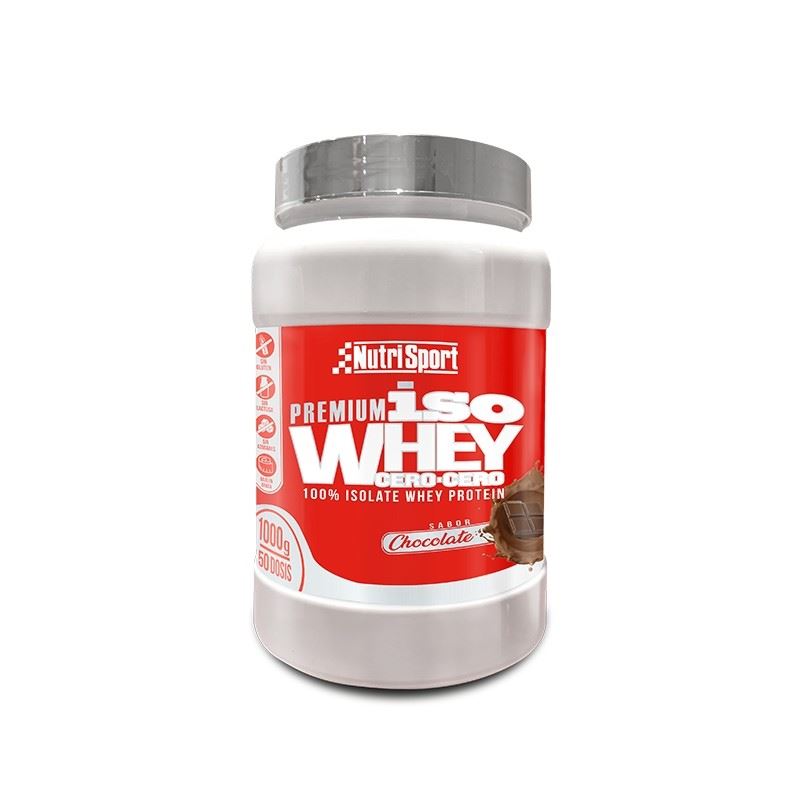 ISO WHEY CERO CERO CHOCOLATE 1000gr-NUTRISPORT