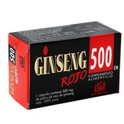 GINSENG ROJO 500mg. 50caps-CN