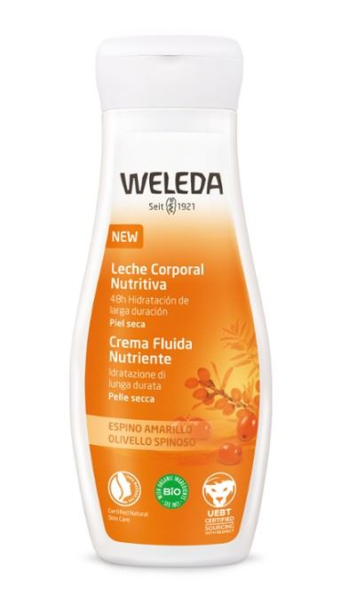 LECHE CORPORAL NUTRITIVA DE ESPINO AMARILLO VEGANO 200ml-WELEDA