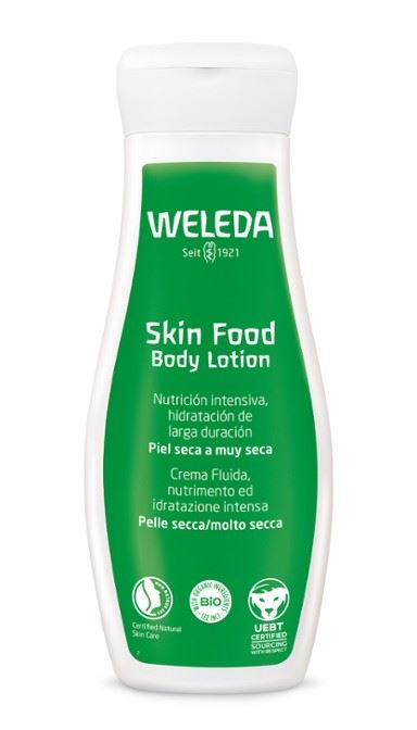 SKIN FOOD LECHE CORPORAL - NUTRICIÓN INTENSIVA TEXTURA LIGERA VEGANO 200ml-WELEDA