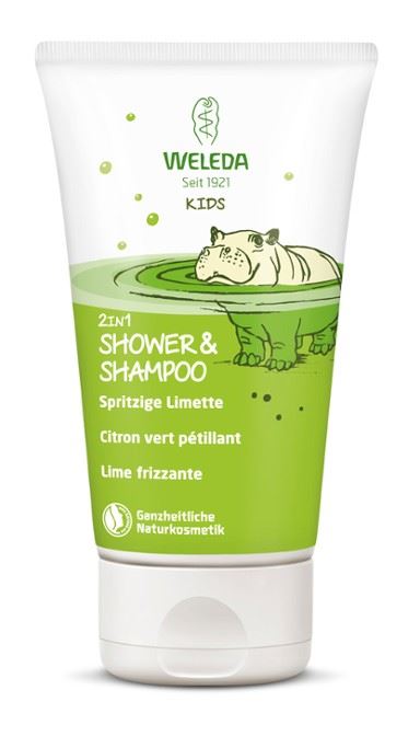 CHAMPÚ & GEL DUCHA INFANTIL LIMA CHISPEANTE 150ml-WELEDA