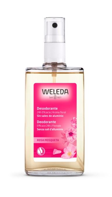 DESODORANTE SPRAY DE ROSA VEGANO 100ml-WELEDA