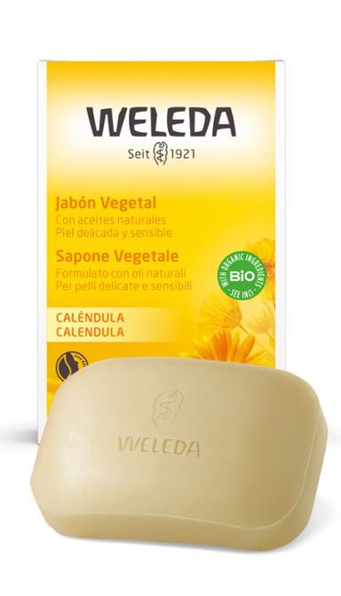 JABÓN VEGETAL DE CALÉNDULA VEGANO100gr-WELEDA