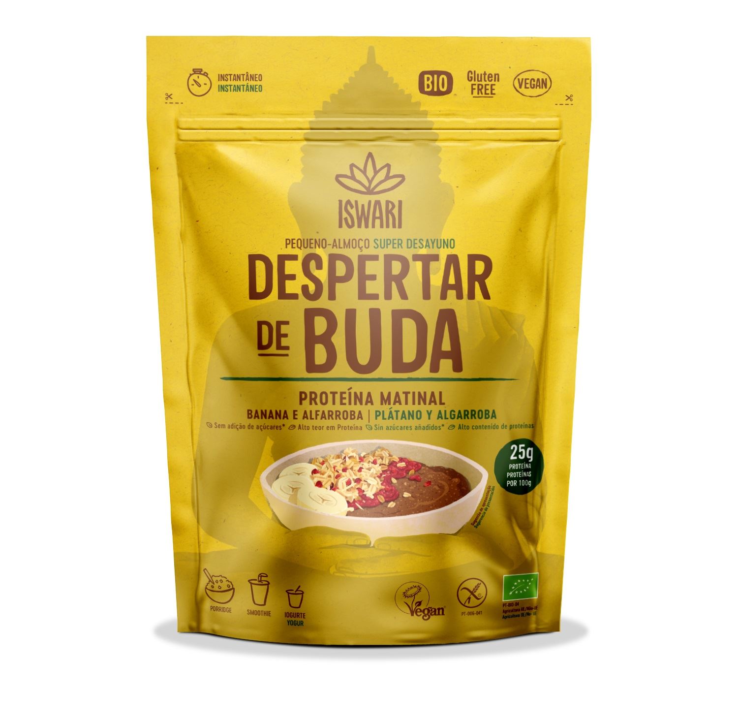 DESPERTAR BUDA PROTEÍNA MATINAL BIO 360gr-ISWARI