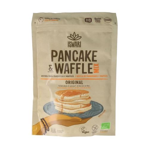 PANCAKE ORIGINAL & WAFFLE BIO 400gr-ISWARI