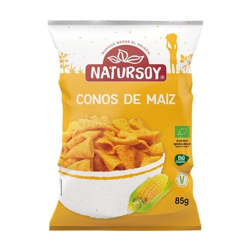 CONOS MAÍZ BIO 85gr-NATURSOY