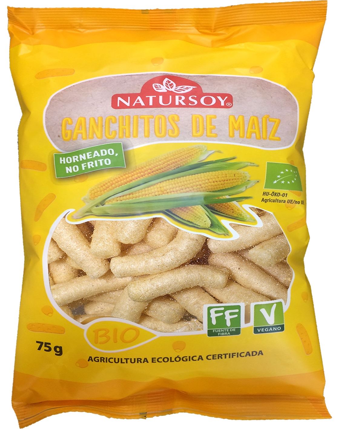 GANCHITOS MAÍZ 75gr-NATURSOY