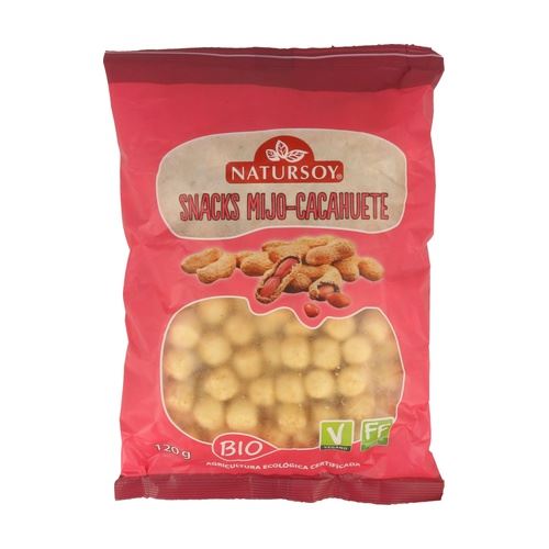 SNACK MIJO Y CACAHUETE 120gr-NATURSOY