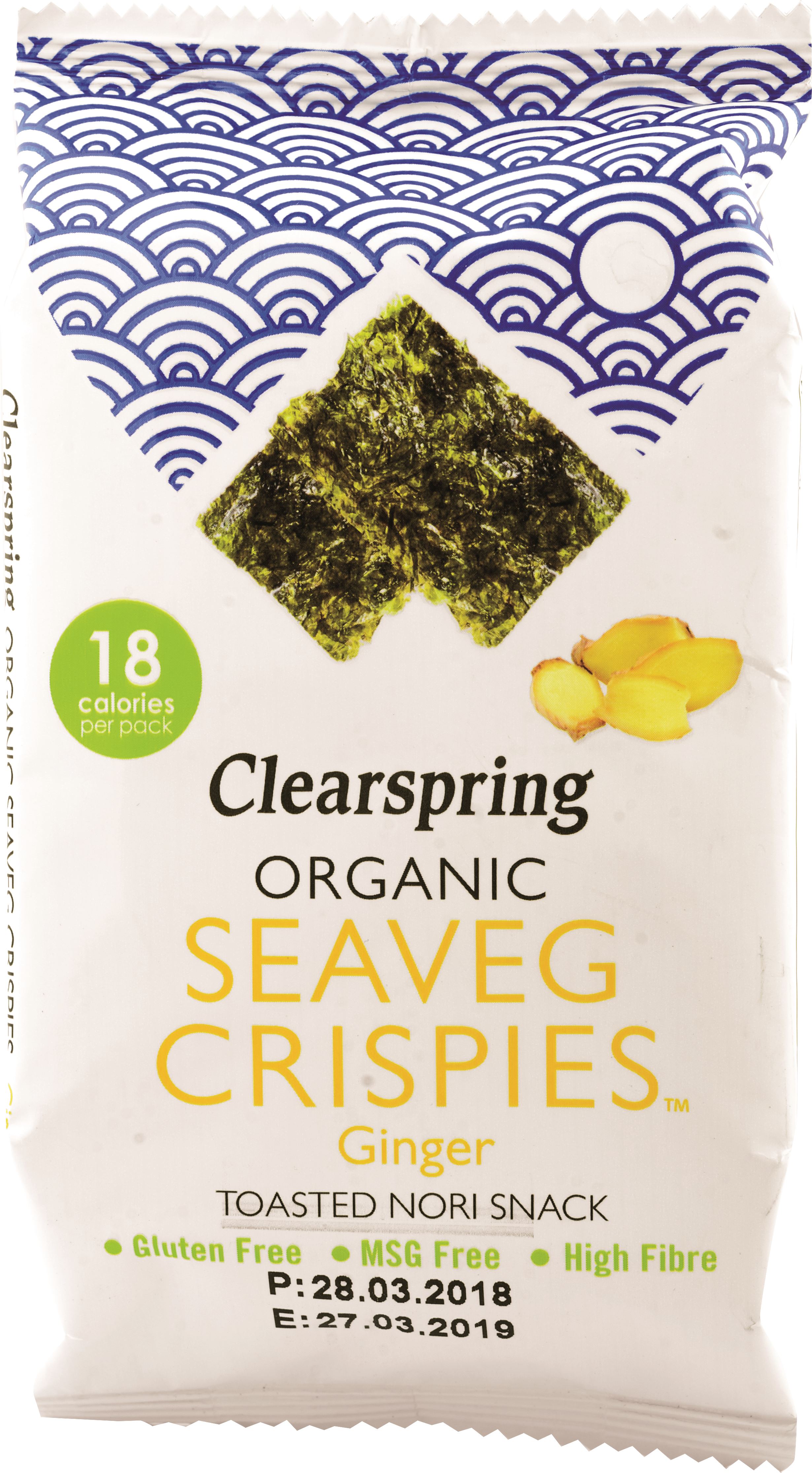 SNACK NORI CON JENGIBRE BIO 4gr-CLEARSPRING