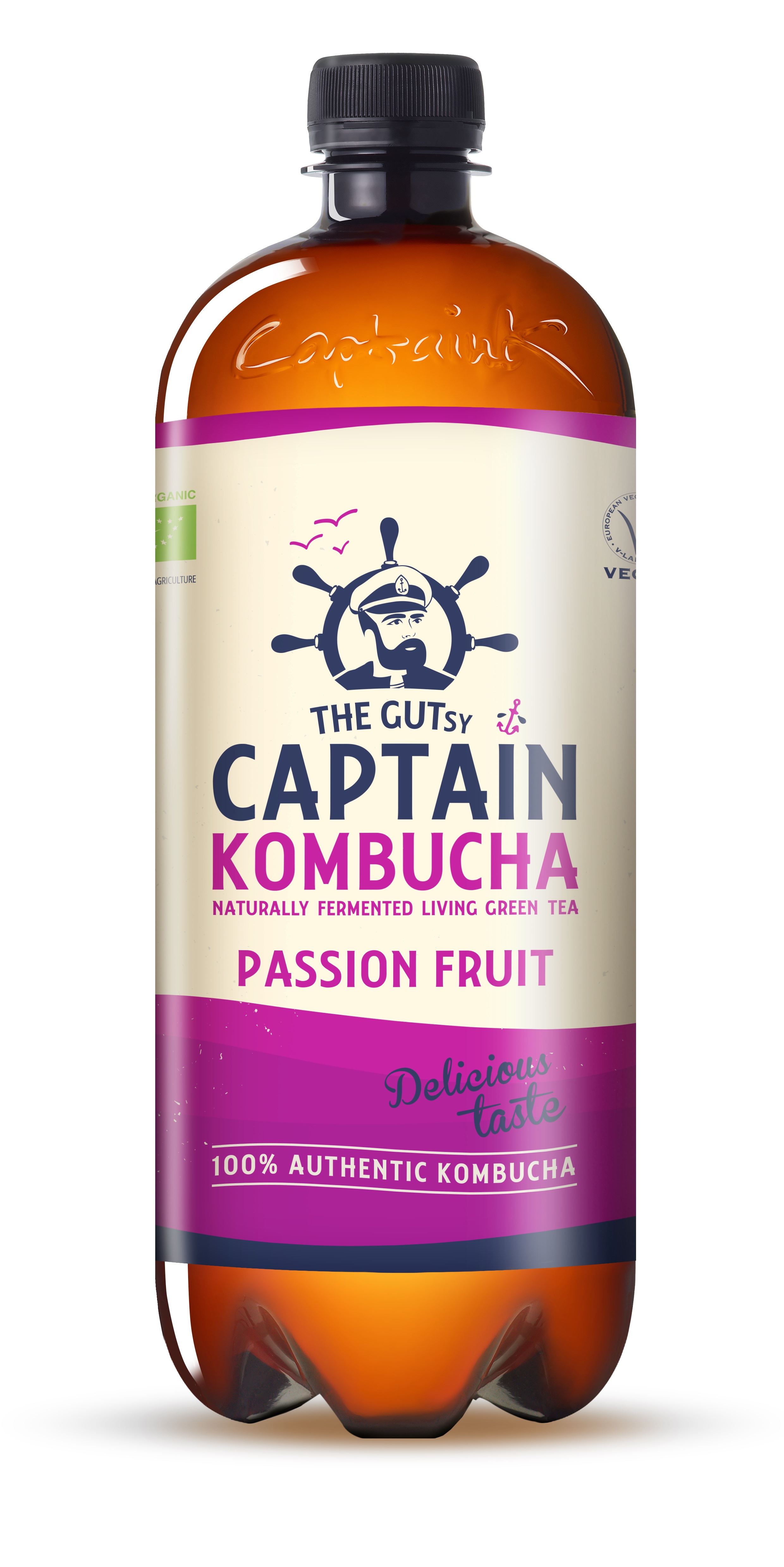 TÉ KOMBUCHA MARACUYA (FRUTA PASIÓN) BIO 1L-CAPTAIN