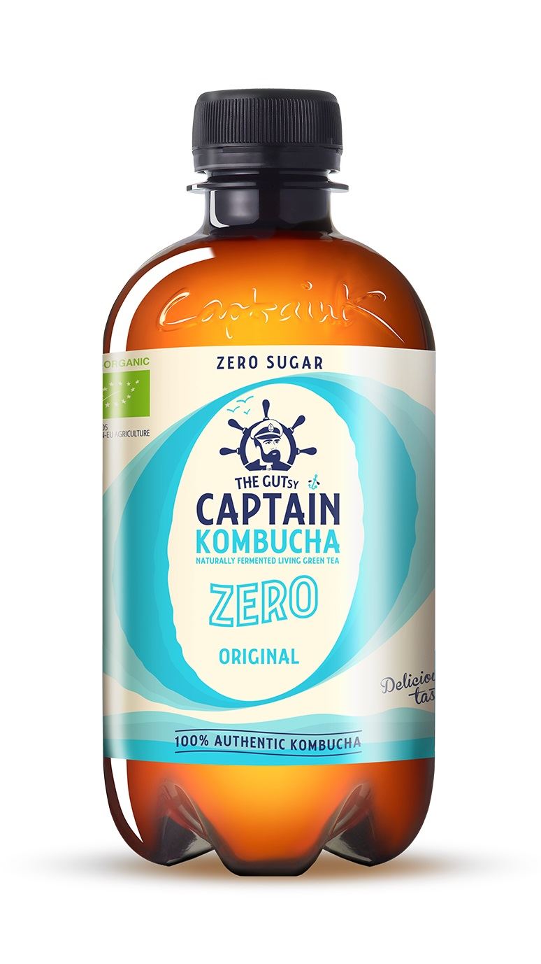 TÉ KOMBUCHA ZERO ORIGINAL BIO 400ml-CAPTAIN