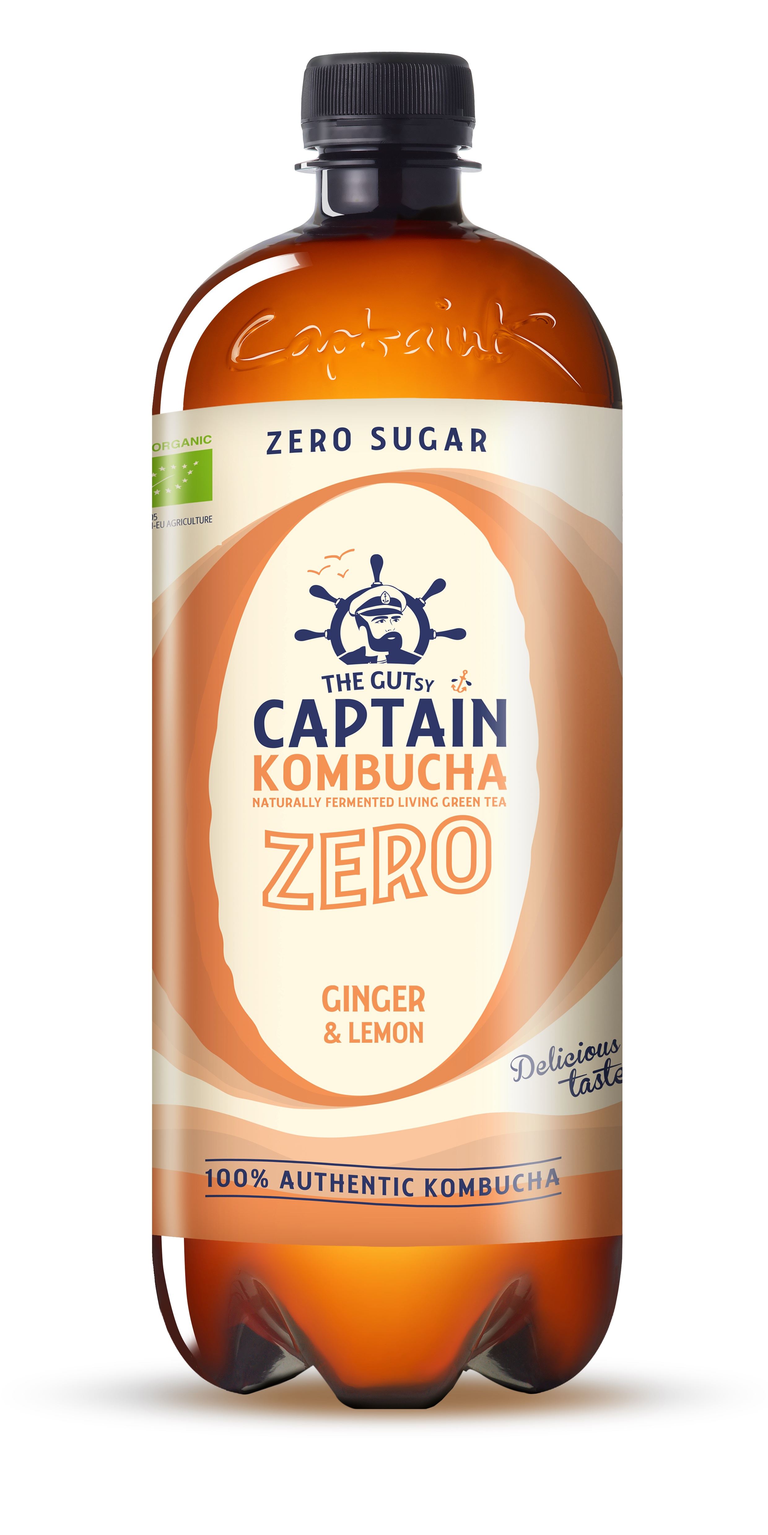 TÉ KOMBUCHA ZERO JENGIBRE & LIMÓN BIO 1L-CAPTAIN