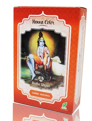 HENNA POLVO COBRE NATURAL-RADHE SHYAM