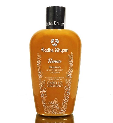 BÁLSAMO COLORANTE CASTAÑO 250ml-RADHE SHYAM