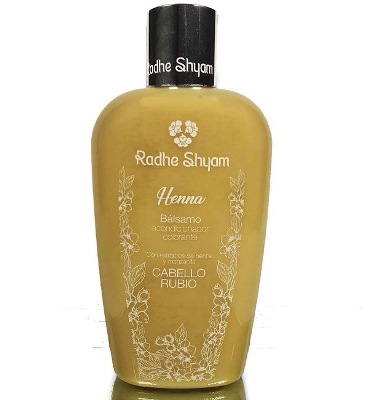 BÁLSAMO COLORANTE RUBIO 250ml-RADHE SHYAM