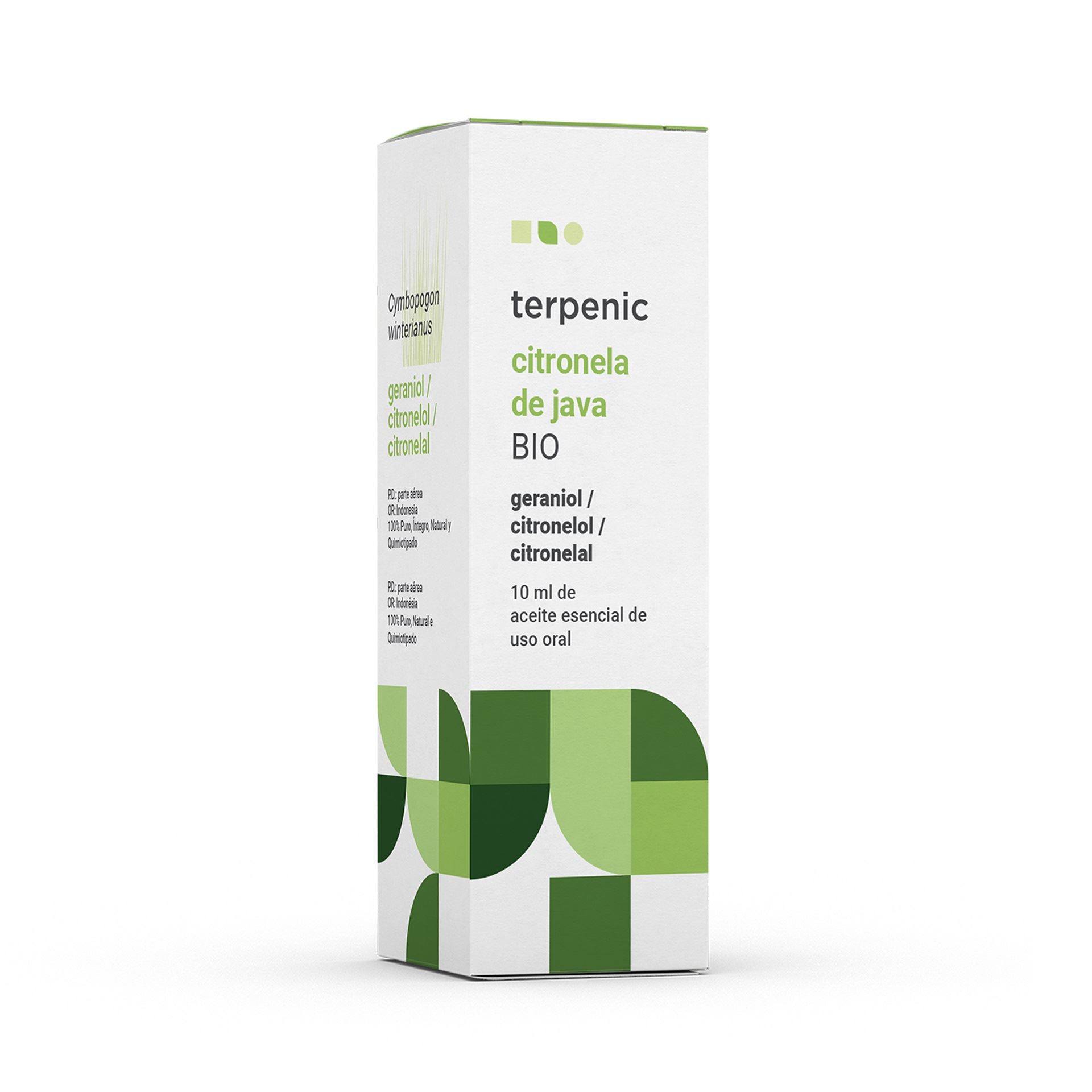 ACEITE ESENCIAL CITRONELA DE JAVA BIO 10ml-TERPENIC