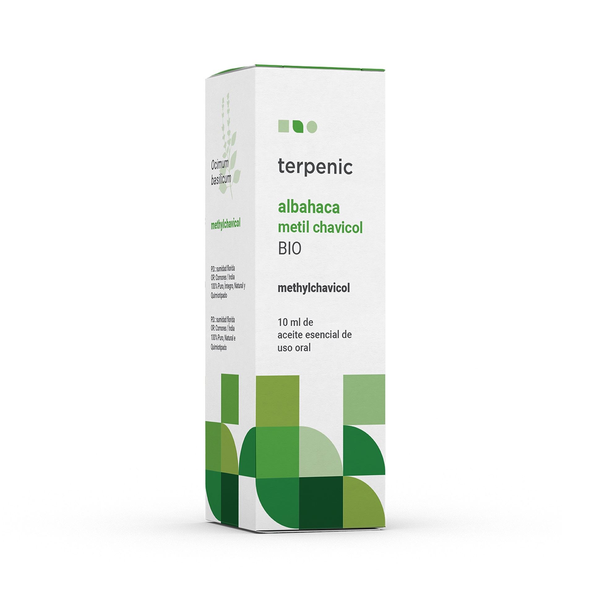 ACEITE ESENCIAL ALBAHACA METIL CHAVICOL BIO 10ml-TERPENIC