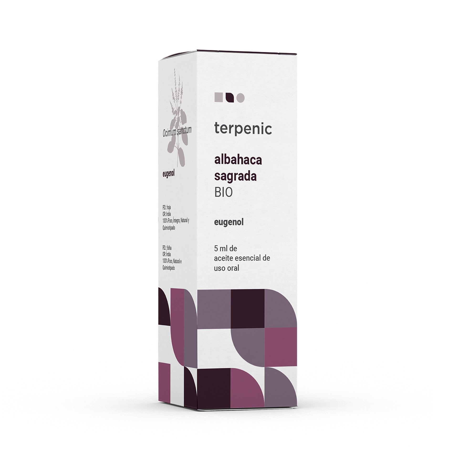 ACEITE ESENCIAL ALBAHACA SAGRADA BIO 5ml-TERPENIC
