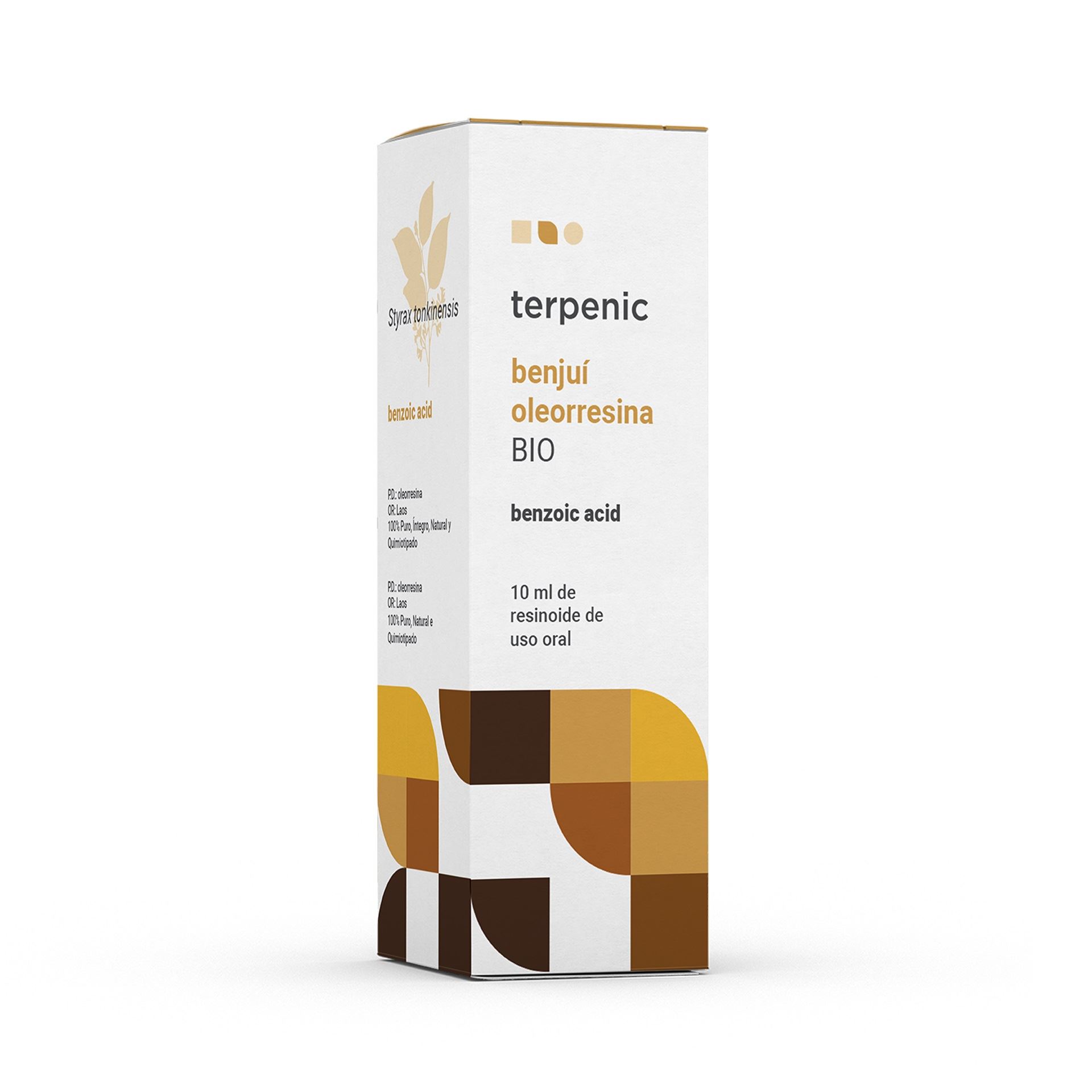 ACEITE ESENCIAL BENJUÍ OLEORRESINA, BIO,10ml-TERPENIC