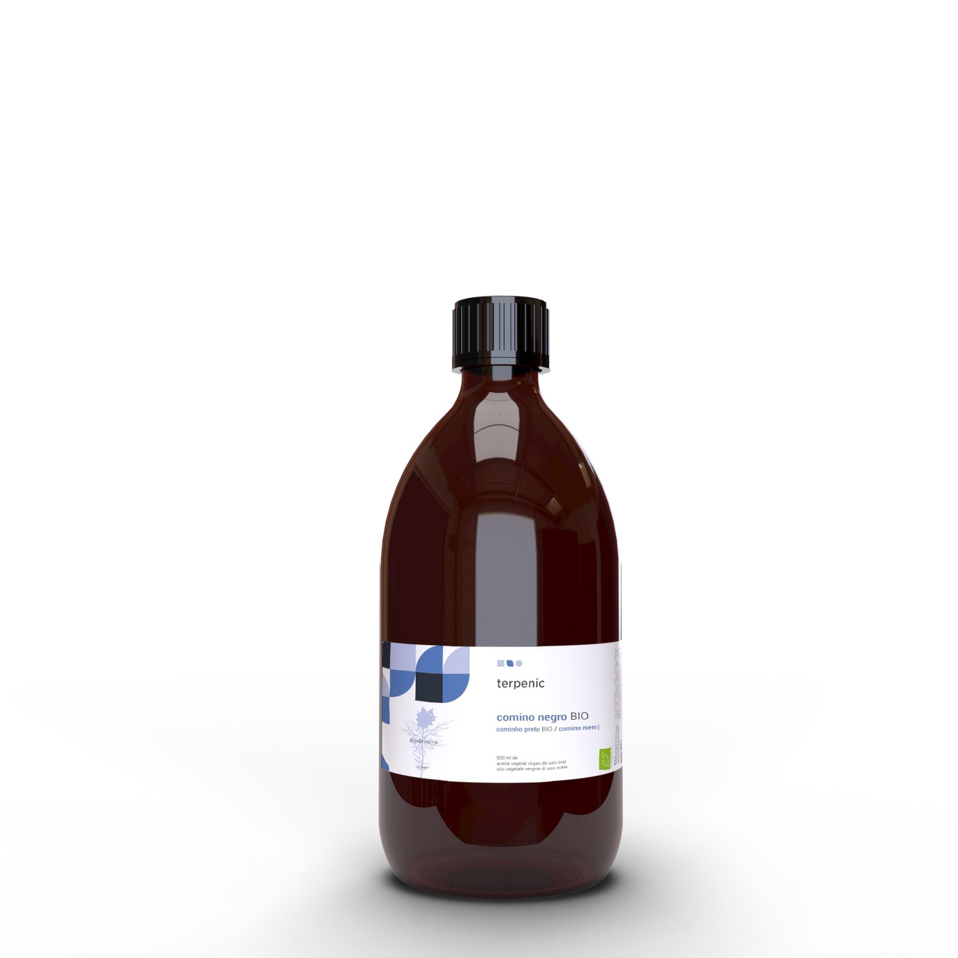 ACEITE COMINO NEGRO VIRGEN BIO 500ml-TERPENIC