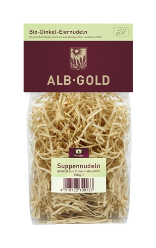 FIDEO ESPELTA HUEVO (VERMISELLI) BIO 250gr-ALB GOLD