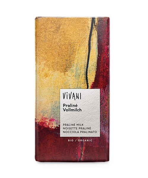 CHOCOLATE PRALINE BIO 100gr (U/C 10)-VIVANI