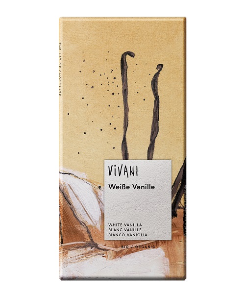 CHOCOLATE BLANCO VAINILLA BIO 80gr (U/C 10)-VIVANI