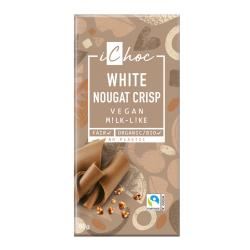 CHOCOLATE BLANCO AVELLANA VEGANO BIO 80gr-ICHOC