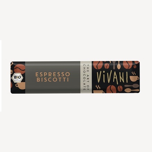 CHOCOLATE BARRITA BARQUILLO EXPRESSO BIO 40gr-VIVANI