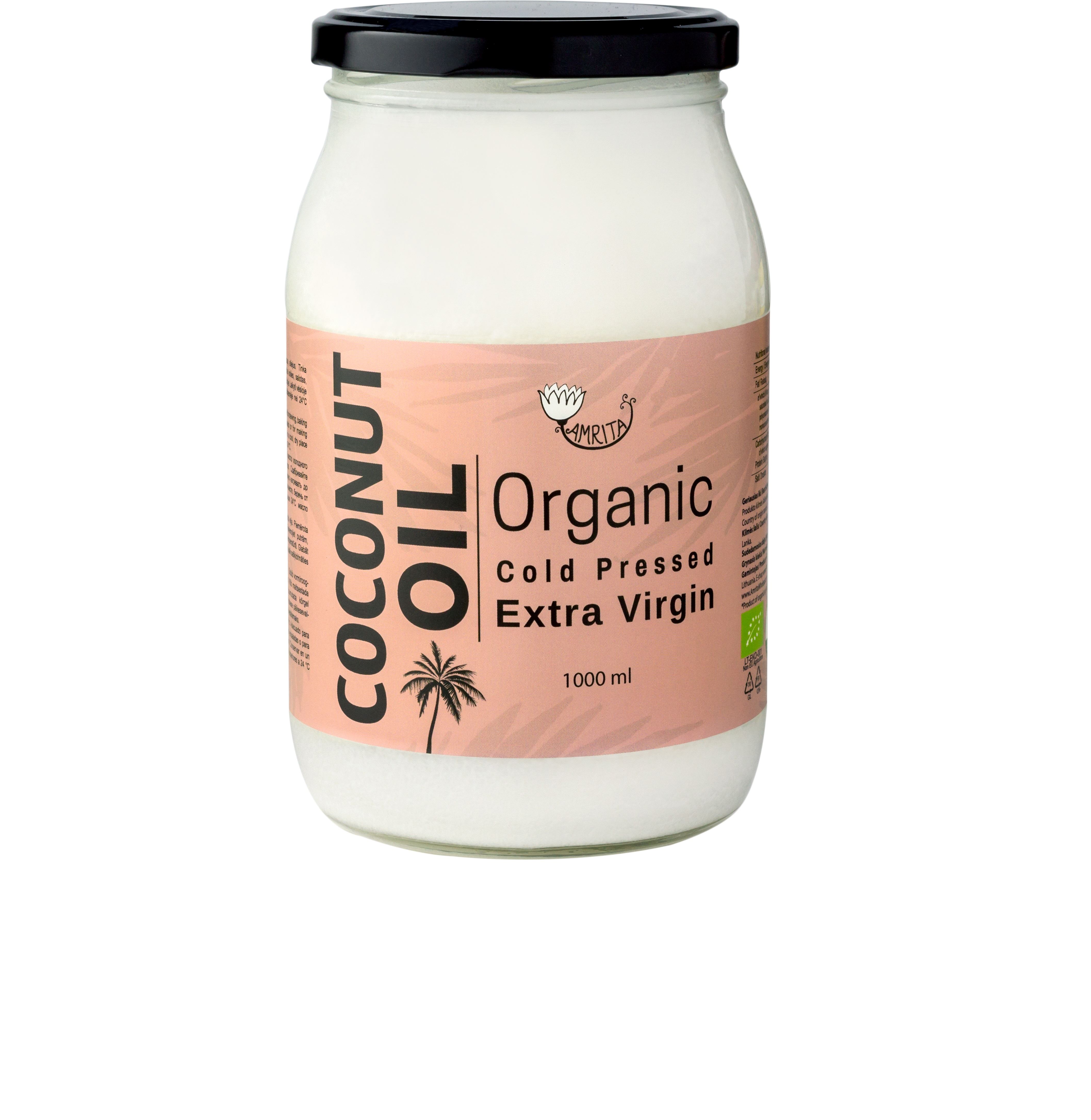 ACEITE COCO BIO 1L-AMRITA 