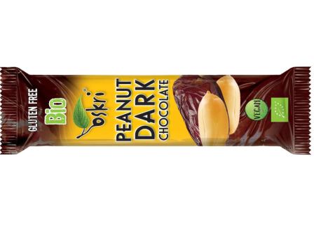 BARRITA CACAHUETE Y CHOCOLATE NEGRO 20*53gr- OSKRI 