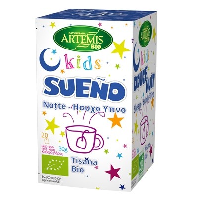 TISANA KIDS SUEÑOS BIO 20 FILTROS-ARTEMIS