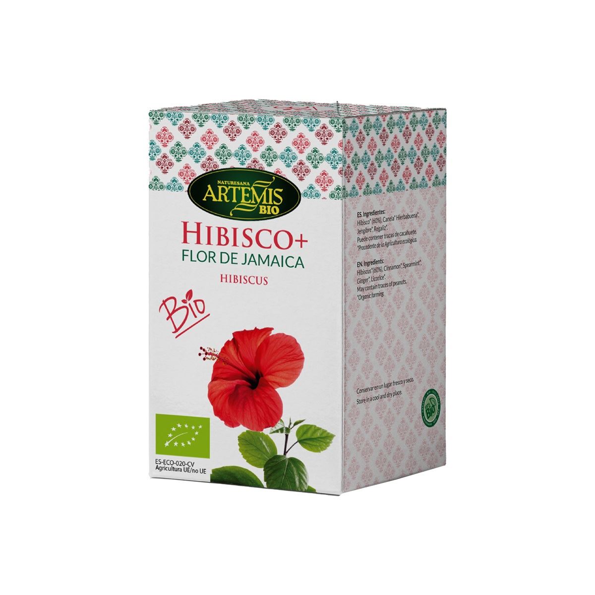 INFU. HIBISCO + FLOR DE JAMAICA BIO 20 FILTROS-ARTEMIS