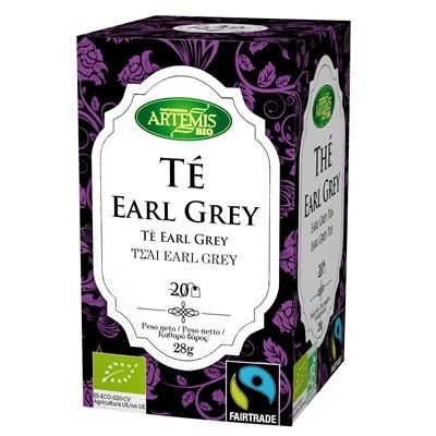 TÉ EARLY GREY BIO 20 FILTROS-ARTEMIS