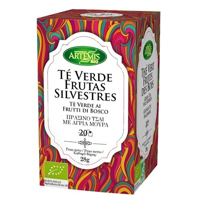 TÉ VERDE CON FRUTAS SILVESTRES BIO 20FILTROS-ARTEMIS