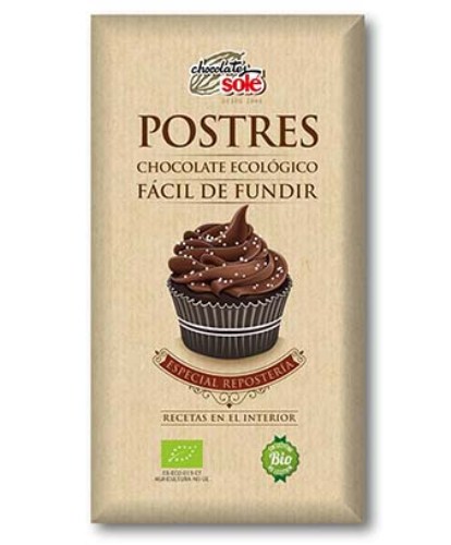 CHOCOLATE POSTRES ECO 200gr-SOLE